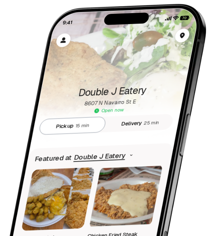 Double J Eatery app preview