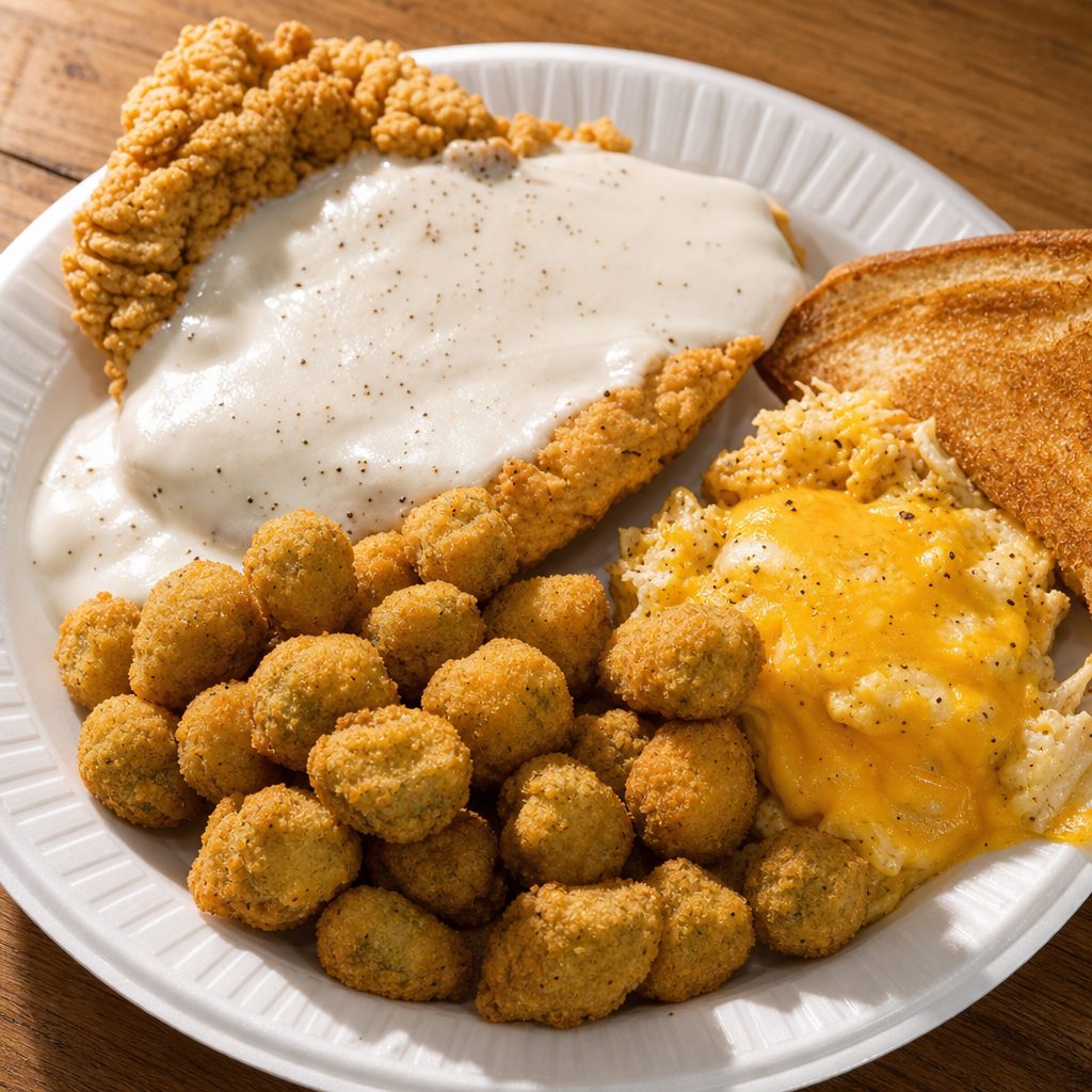 Fried Pork Loin.